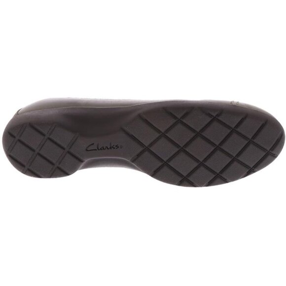 Clarks Womens Slate Leather Closed Pointed Toe Meadow Opal Ballet Flat Shoes - Picture 4 of 7